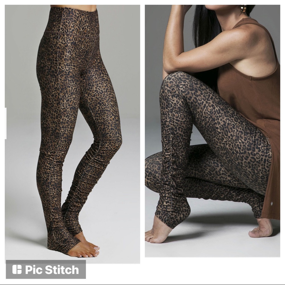 Kiragrace Flirt High Rise yoga leggings in leopard